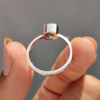 Cushion Solitaire Ring With Bezel Style