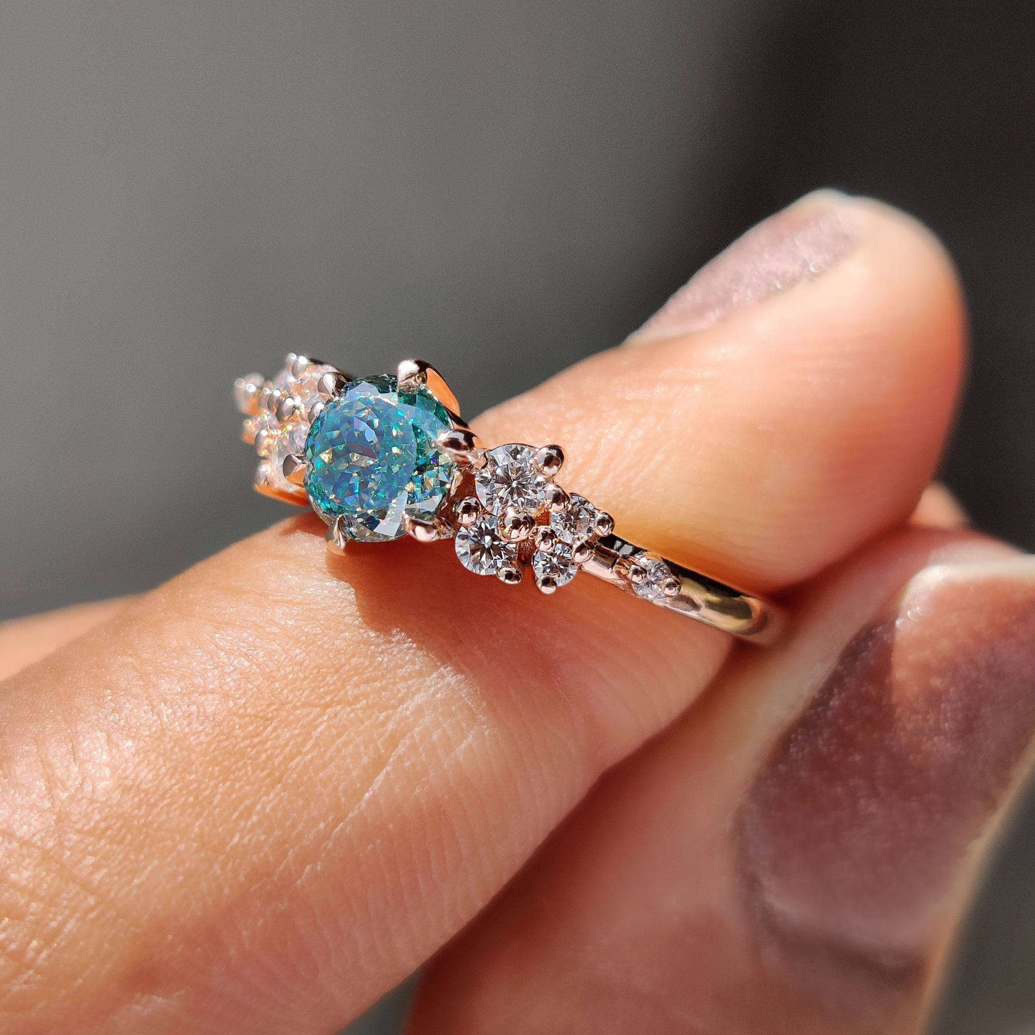 Portuguese Cut Engagement Ring In Muse Setting