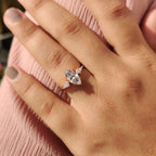 3 Stone Engagement Ring With Marquise And Kite Cut