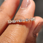 Lab Grown Diamond Rose Gold Eternity Band