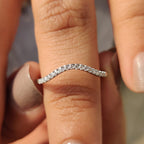 Half Eternity Band With Round Cut