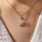 Marquise Diamond Pendant In Flower Design