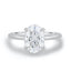 1.80 CT Oval Cut Moissanite Solitaire Engagement Ring