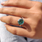 Portuguese Cut Engagement Ring In Bezel Setting
