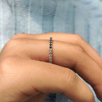 Round Cut Stackable Wedding Band Design