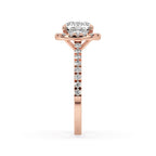 Cushion Cut Engagement Ring With Halo Style
