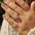 Radiant Cut Solitaire Ring With Secure Claw Prongs