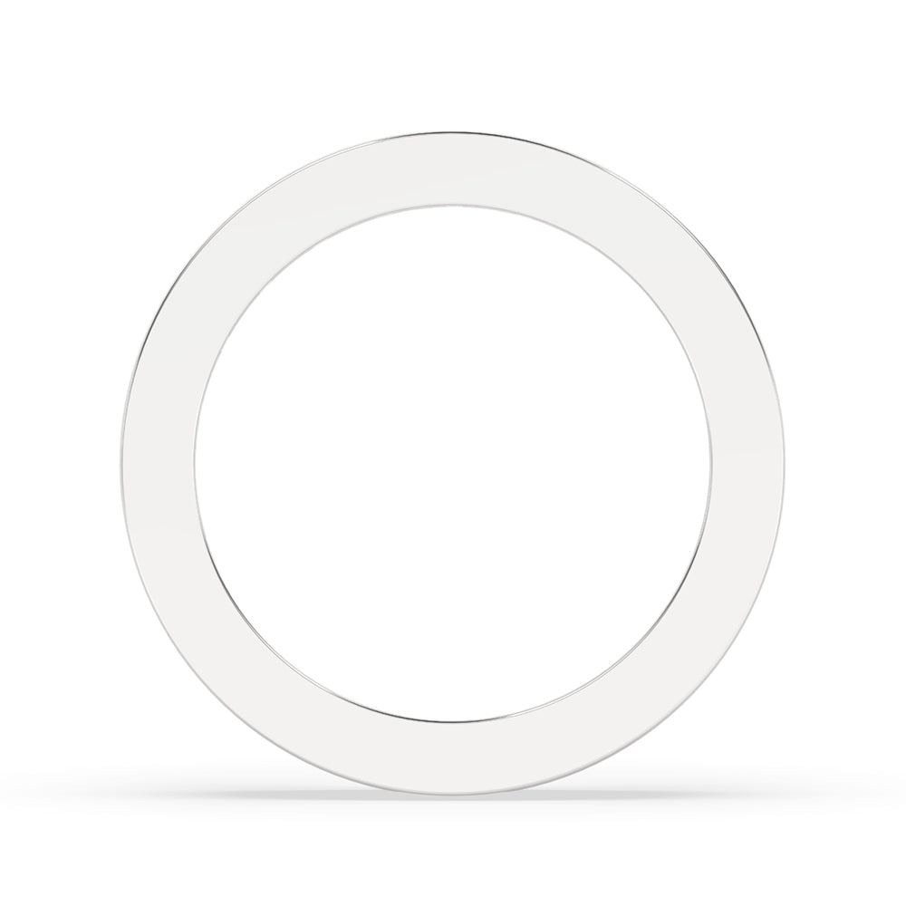 Channel Set Wedding Band - Princess Cut Diamond