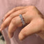 Marquise And Round Wedding Band With Eternity Style