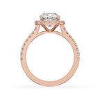 Cushion Cut Engagement Ring With Halo Style