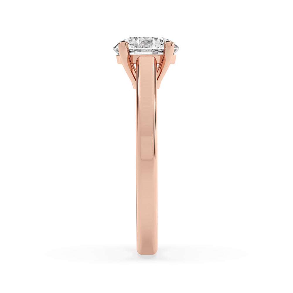 Round Solitaire Ring Secondary image