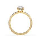 Oval Diamond Engagement Ring