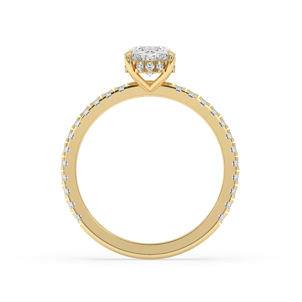 Oval Diamond Engagement Ring