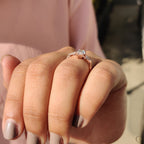 3 Stone Engagement Ring With Marquise And Kite Cut