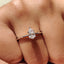 Pear Shaped Diamond Ring - Solitaire white Gold