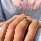 Portuguese Cut Engagement Ring In Bezel Setting