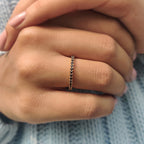 Round Cut Stackable Wedding Band Design