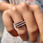 Spiral Ring - White Gold