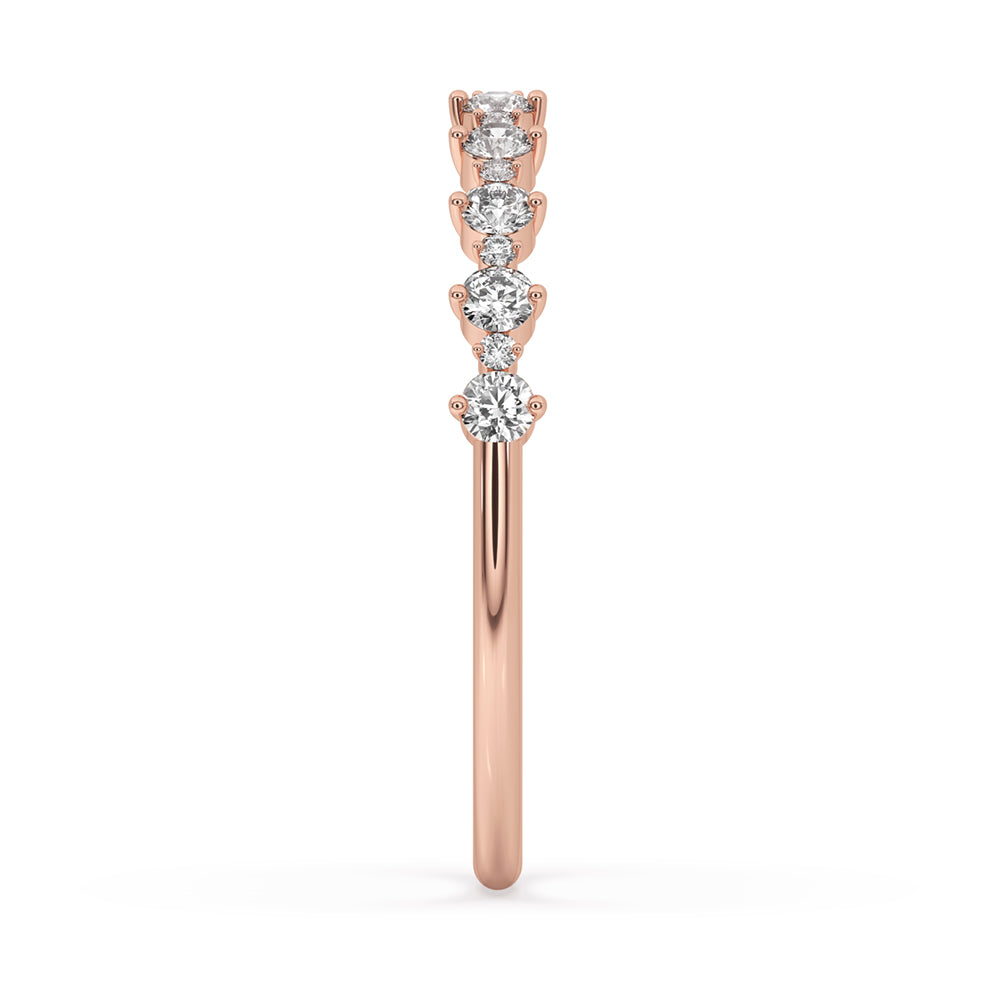 Half Eternity Band - Floating Bubble