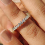 Lab Grown Diamond Round Wedding Band In Eternity Style