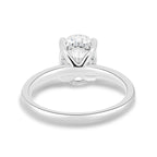 2.05 CT Oval Cut Moissanite Hidden Halo Engagement Ring
