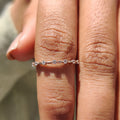 Rose Gold Wedding Band – Half Eternity
