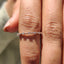 Rose Gold Wedding Band – Half Eternity