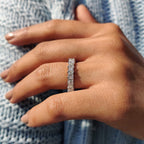 Princess Cut Diamond Band - Full Eternity