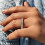 Princess Cut Diamond Band - Full Eternity