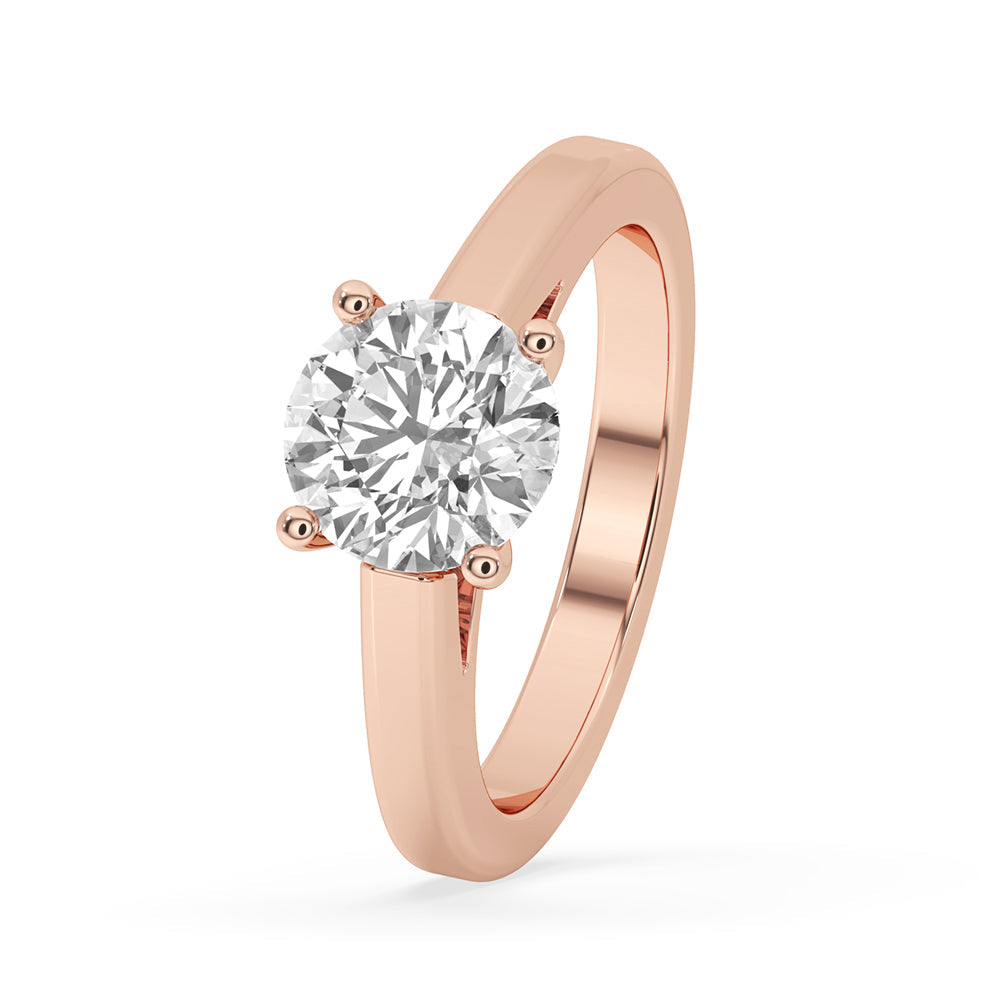 Round Solitaire Ring
