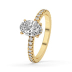 Oval Diamond Engagement Ring