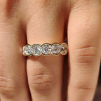 Yellow Gold Wedding Band - 6 Round Diamond