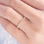 Round Brilliant Cut Full Eternity Twisted Infinite Wedding Band
