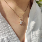 Marquise Diamond Pendant In Flower Design