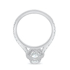 1.60 CT Marquise Cut Moissanite Halo Engagement Ring