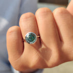 Portuguese Cut Engagement Ring In Bezel Setting