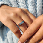 Baguette Solitaire East West Ring