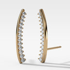 0.65 CTW Diamond Ear Climbers