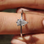 Pear Shaped Engagement Ring In White Gold