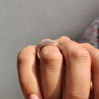 Spiral Ring - White Gold