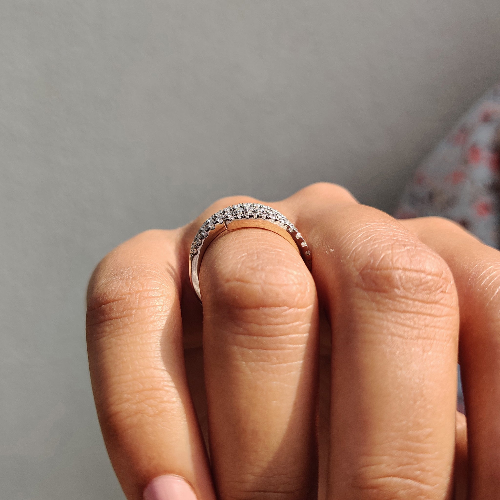 Spiral Ring - White Gold