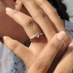 Baguette Cut Toi Et Moi Engagement Ring