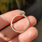Oval Pave Engagement Ring In Yellow Gold