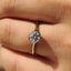 Bezel Set Diamond Ring in Round Diamond