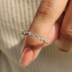 Yellow Gold Milgrain Diamond Wedding Band