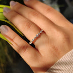 Eternity Wedding Band - Marquise and Round Diamonds