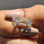 Marquise Diamond Earrings in Elegant Prong Style