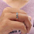 French Cut Half Eternity Band