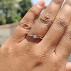 Baguette Cut Toi Et Moi Engagement Ring