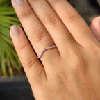 Half Eternity Band With Round Cut